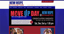 Desktop Screenshot of 1stprelim.newhopegymnastics.com