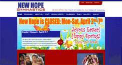 Desktop Screenshot of calendar.newhopegymnastics.com