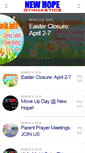 Mobile Screenshot of calendar.newhopegymnastics.com