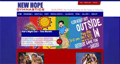 Desktop Screenshot of conference.newhopegymnastics.com